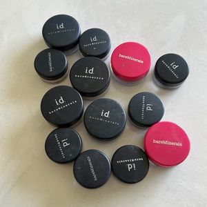 Lot of bare minerals eye shadows and one blush